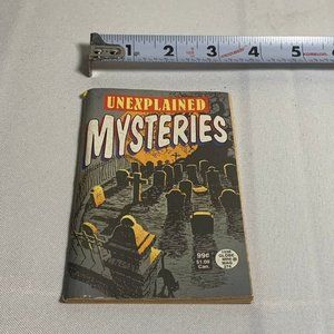 Vintage 1995 Unexplained Mysteries Book Globe Mini Mag 274 Rare